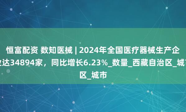 恒富配资 数知医械 | 2024年全国医疗器械生产企业达34894家，同比增长6.23%_数量_西藏自治区_城市